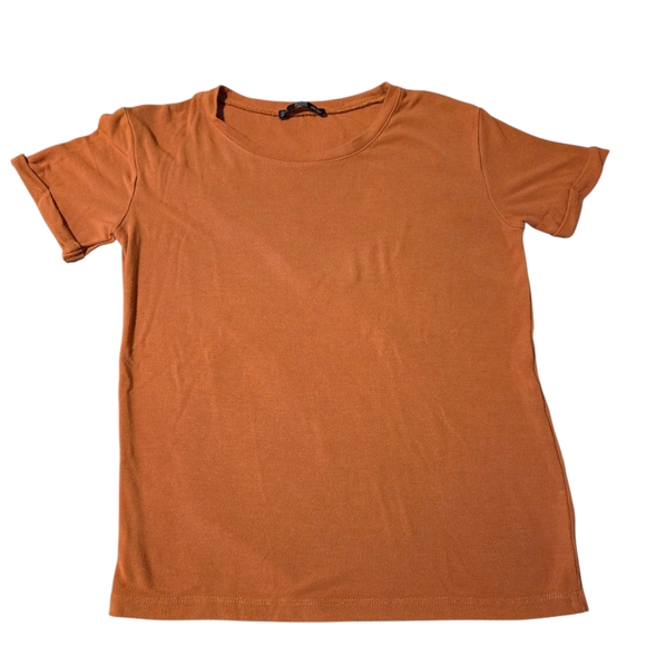 Zara Rust Short Sleeve Tee - Picture 1 of 3